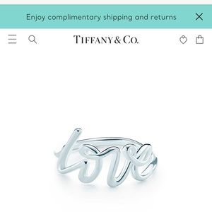 Tiffany Love Ring ❤️